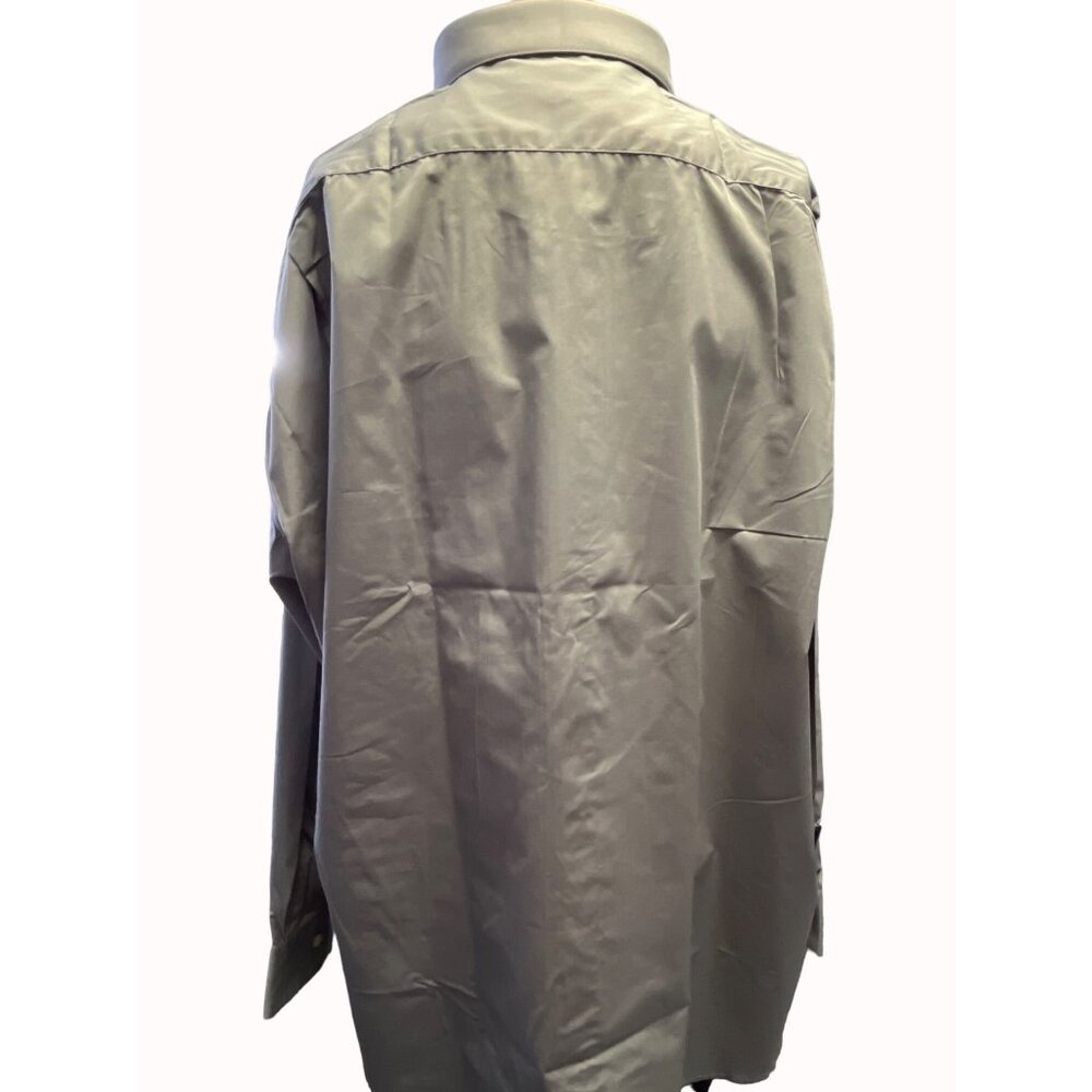 Croft & Barrow Men's Grey Button Up Shirt Size XXL/34-35/18.5-19 SKU 6309 - Picture 2 of 5